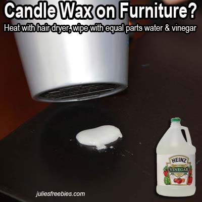remove-candle-wax-furniture-vinegar