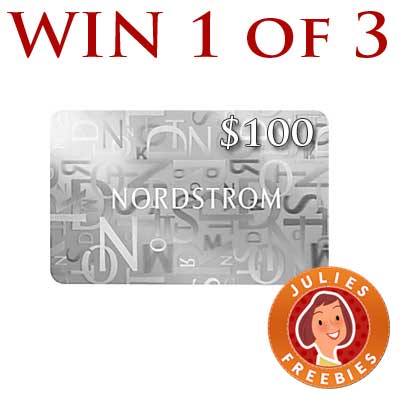 Win 1 of 3 100 Nordstrom Gift Cards