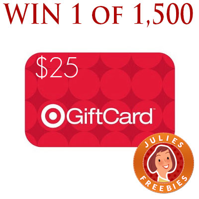 Win 1 of 1,500 25 Target Gift Cards