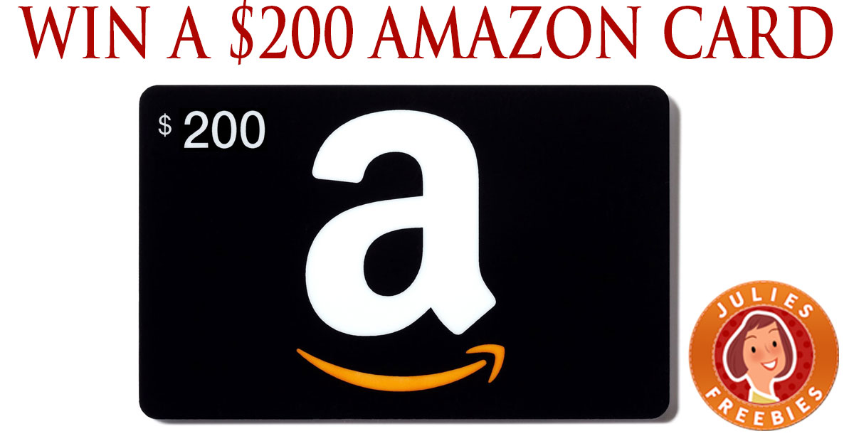 Enter to Win a 200 Amazon Gift Card Julie's Freebies