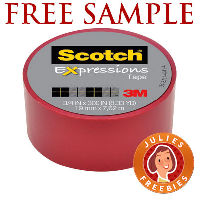 Free Scotch Expressions Magic Tape - Julie's Freebies