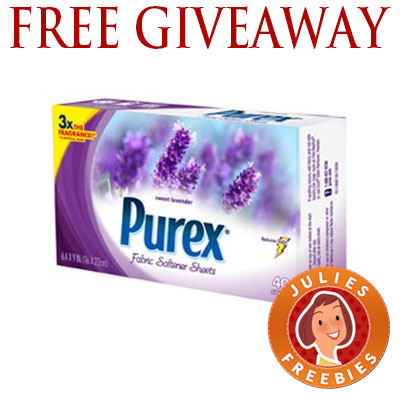 free-purex-crystals-dryer-sheets-giveaway