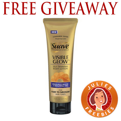 free-suave-visible-glow-self-tanning-lotion-giveaway
