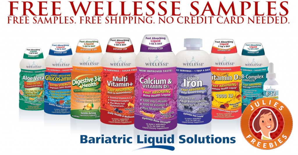 Free Wellesse Product Samples Julie's Freebies