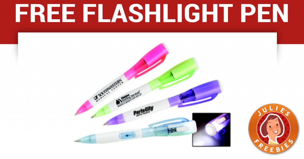 Free Focus Flashlight Pen - Julie's Freebies