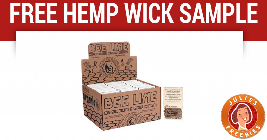 free-sample-bee-line-hemp-wick