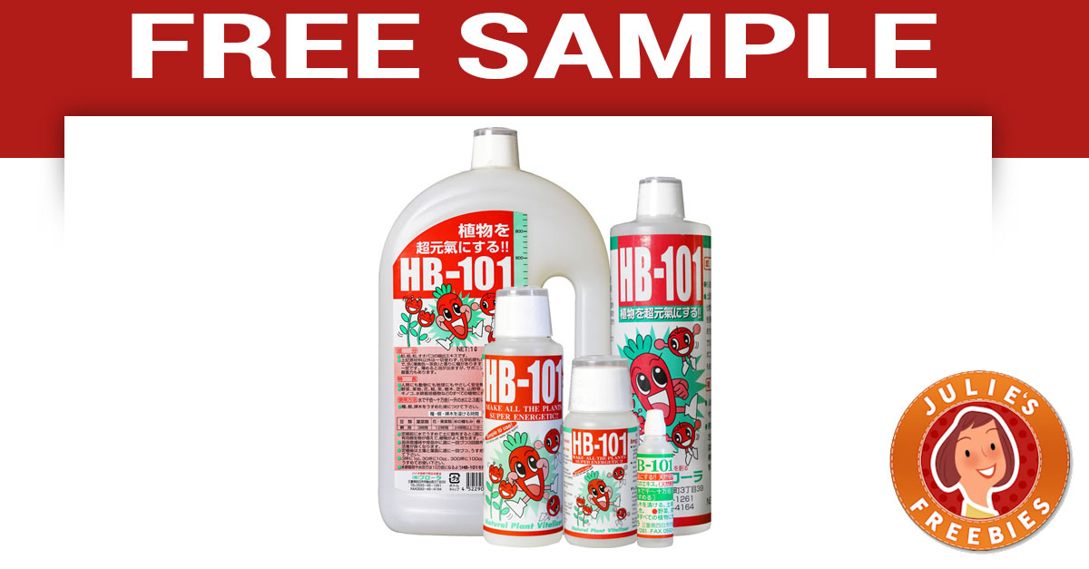 Free Hb101 Plant Vitalizer Julie S Freebies