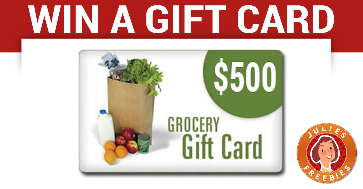 Win a 500 Grocery Store Gift Card Julie's Freebies
