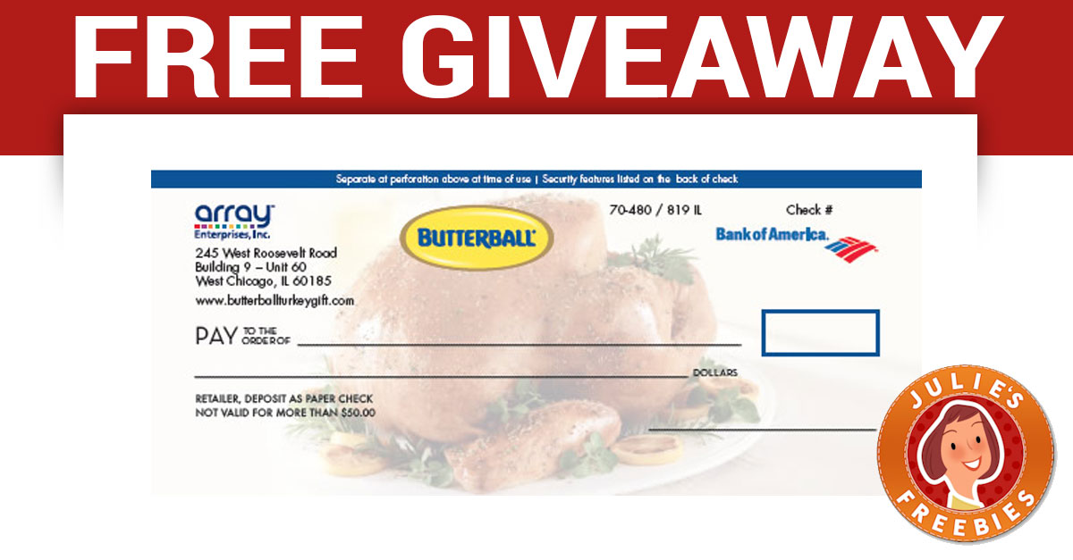 free-butterball-gift-check-giveaway-julie-s-freebies