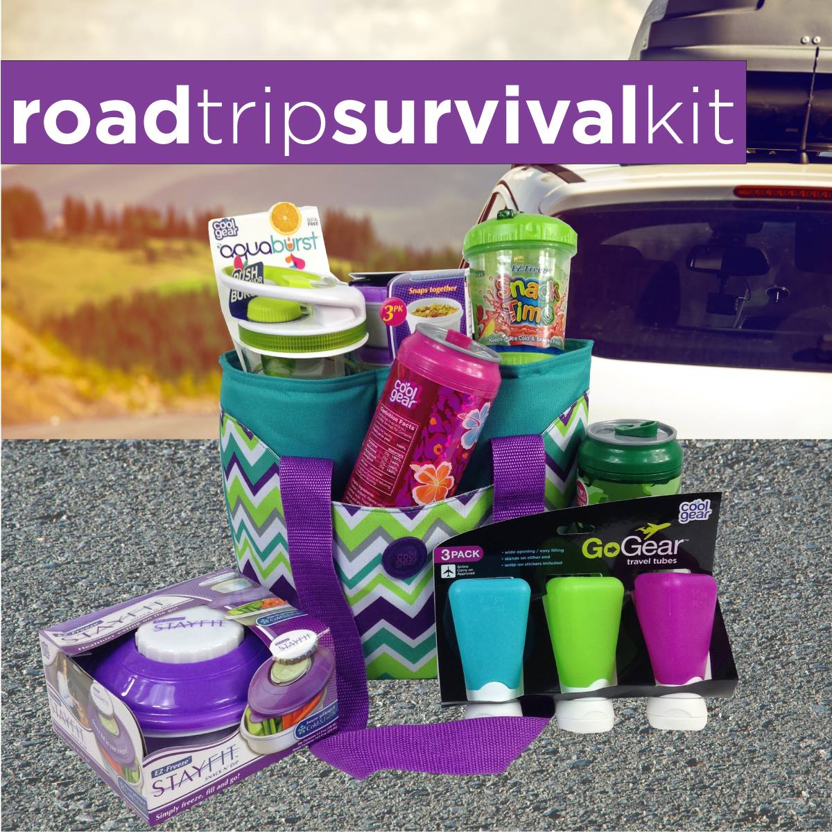 Enter to Win a Road Trip Survival Kit - Julie's Freebies