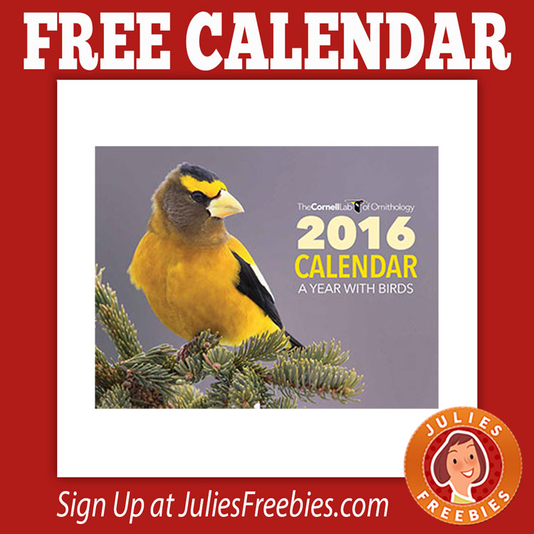 Free 2016 Cornell Calendar Julie's Freebies