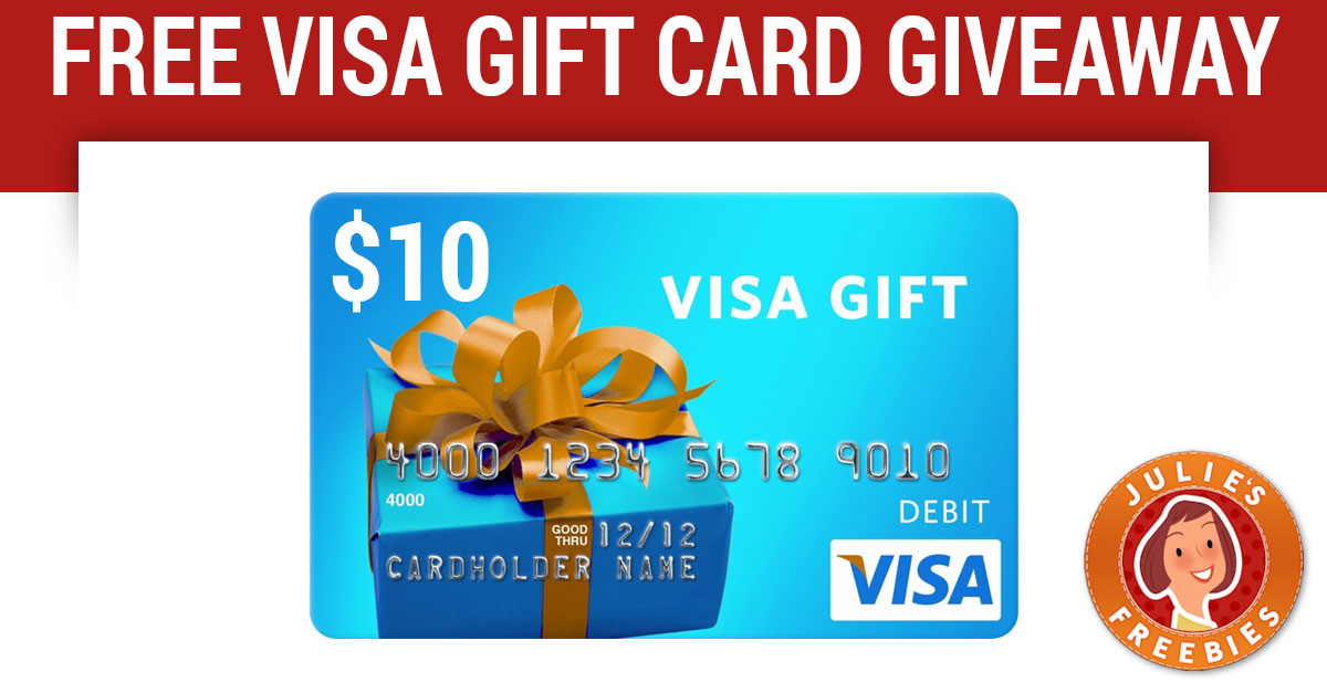 Enter to Win a $500 Visa Gift Card - Julie's Freebies