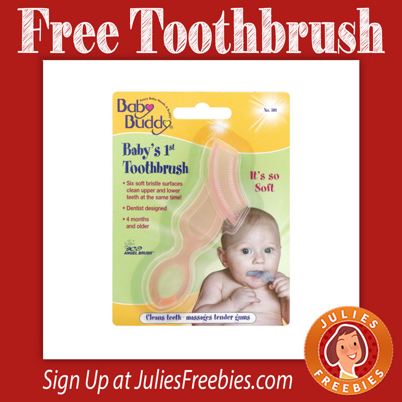 Free Baby's First Toothbrush at 1pm Eastern - Julie's Freebies