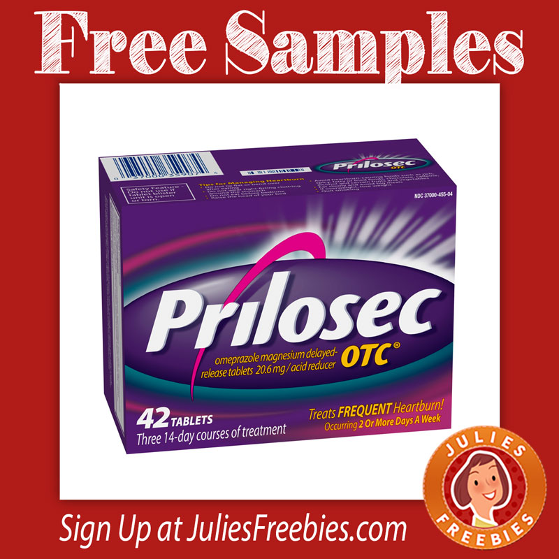 Free Prilosec OTC Sample Julie's Freebies