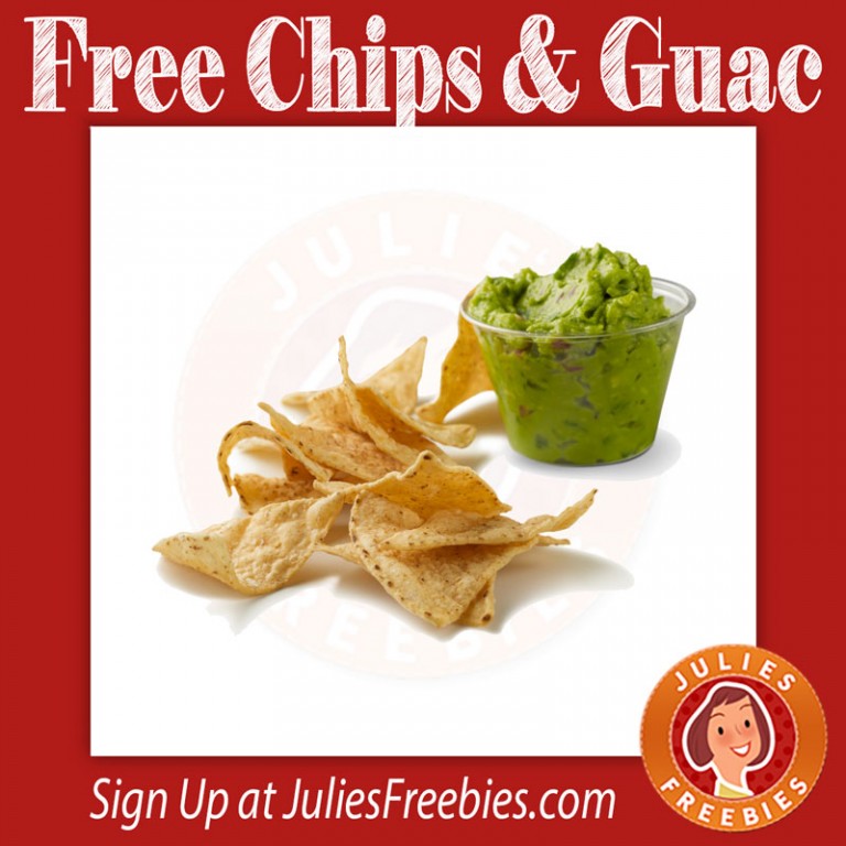 Free Chips & Guac at Chipotle - Julie's Freebies