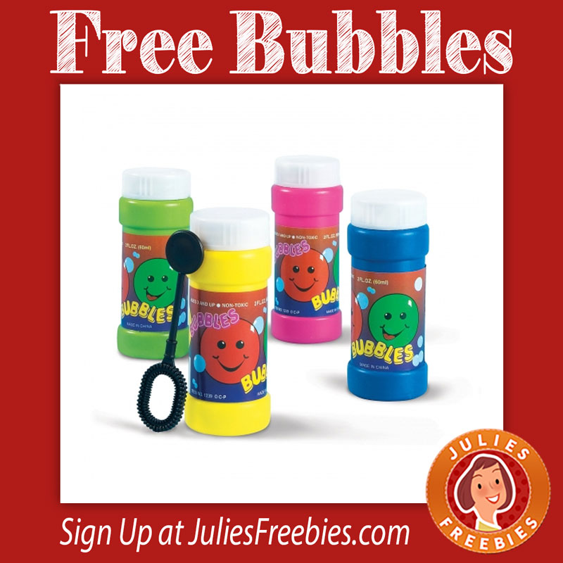 Free Bubbles at Kmart on April 23 - Julie's Freebies
