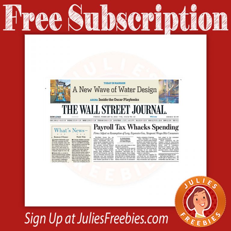 wall street journal subscription