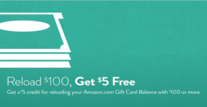 Amazon Gift Card Reload Offer