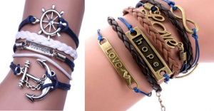 Multi Layer Leather Bracelets