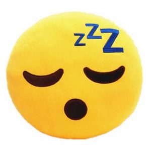 Sleepy Emoji Pillow