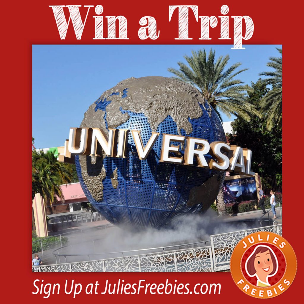 Universal Studios Sweepstakes Julie's Freebies