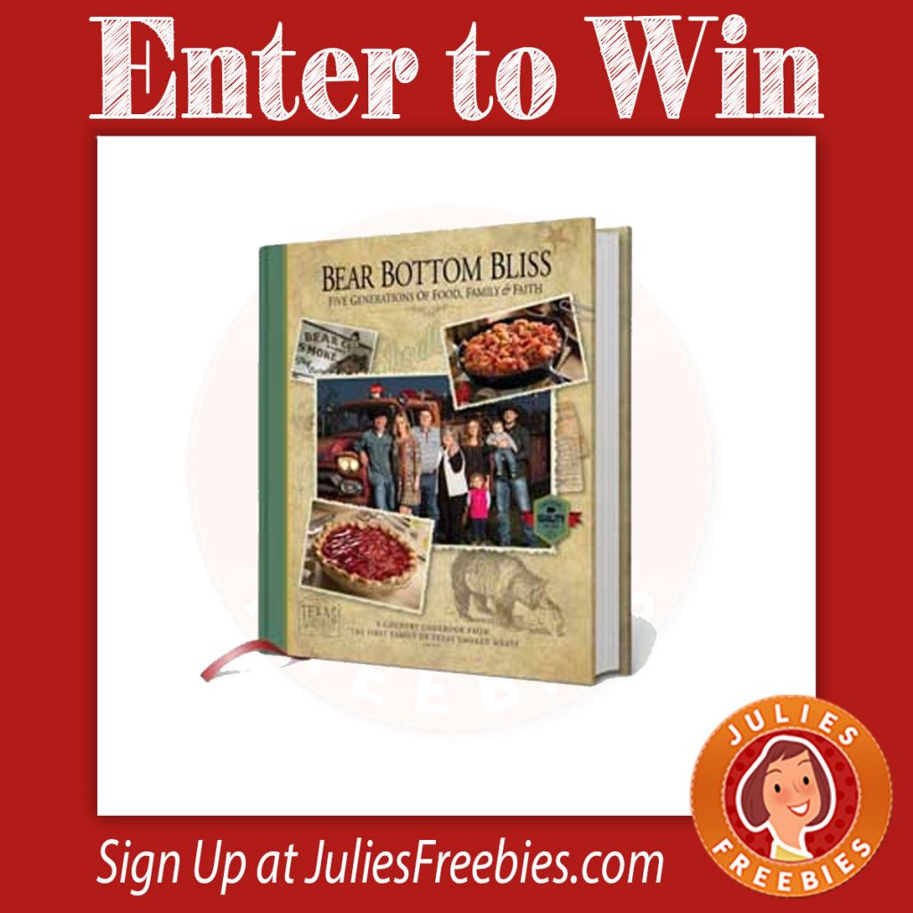 Win a Bear Bottom Bliss Cookbook Julie's Freebies