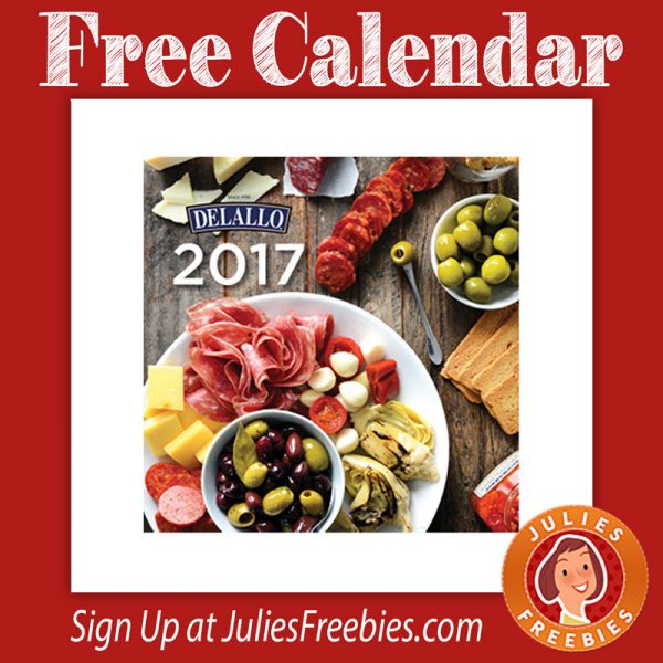 Free 2017 Delallo Calendar Julie's Freebies