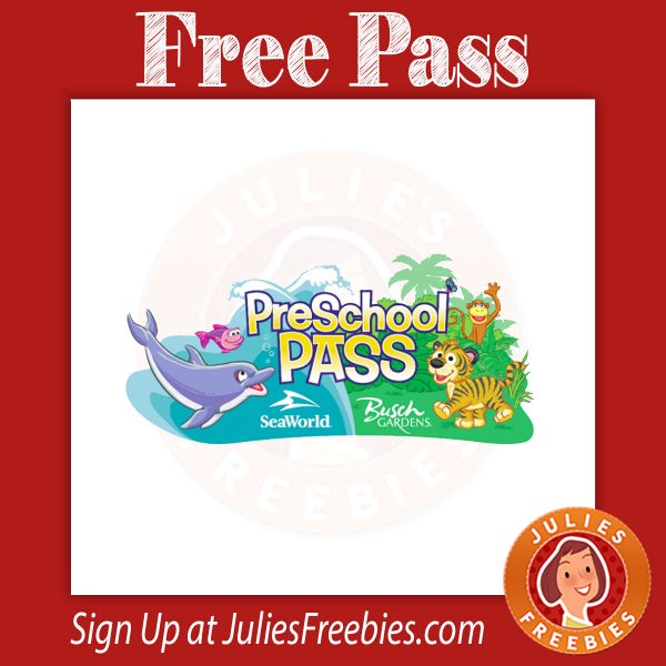 Free Preschool Card for SeaWorld and Busch Gardens Julie's Freebies