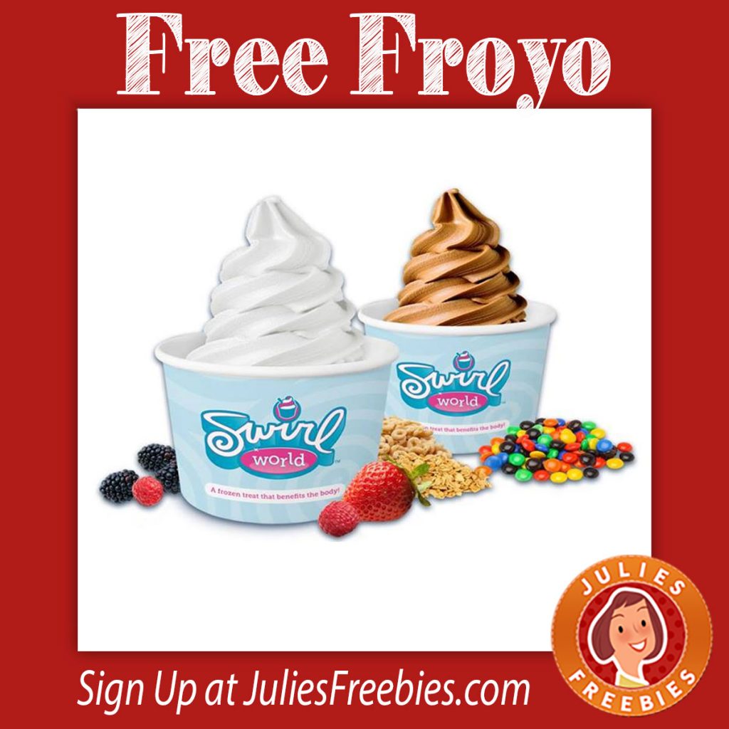 Free Swirl World Frozen Yogurt at RaceTrac - Julies Freebies