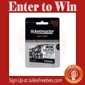 Win a $600 Ticketmaster Gift Card Julie #39 s Freebies