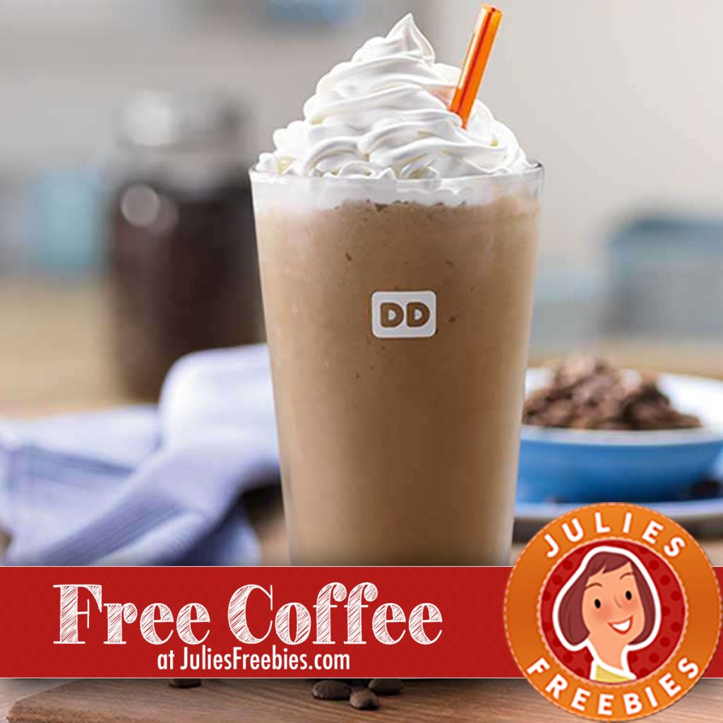 Free Frozen Coffee at Dunkin' Donuts Julie's Freebies