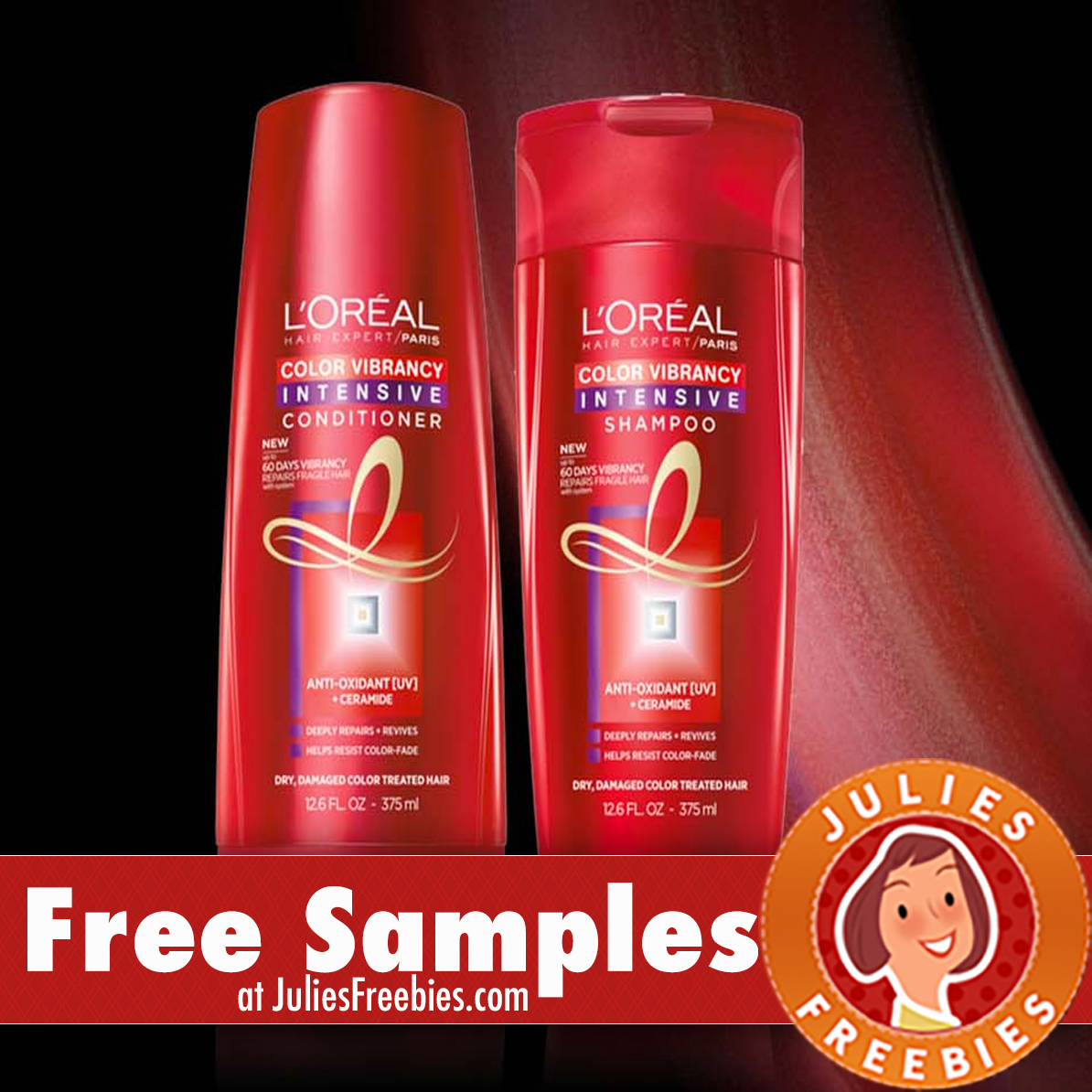 Free L'Oreal Color Vibrancy Shampoo and Conditioner - Julie's Freebies