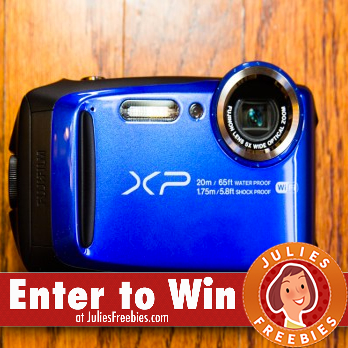 Win a Fujifilm Waterproof Camera Julie's Freebies