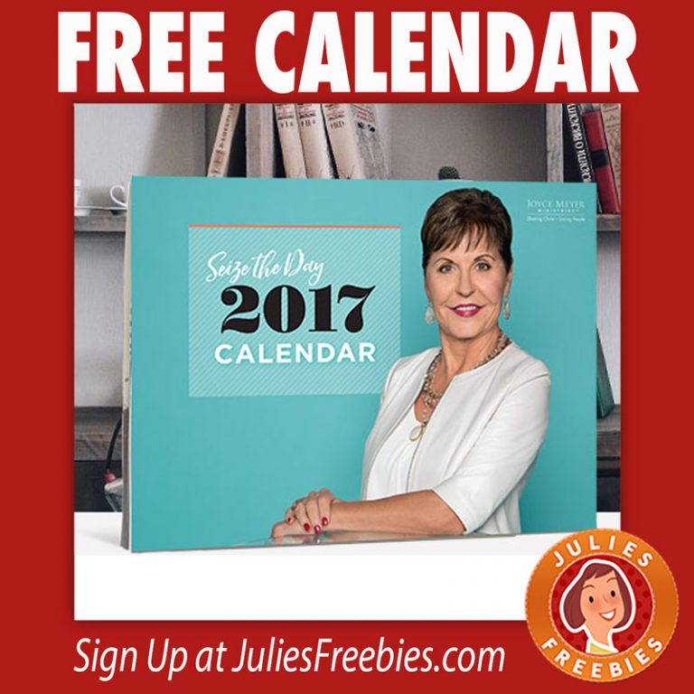 Free 2017 Joyce Meyer Calendar (Religious) Julie's Freebies