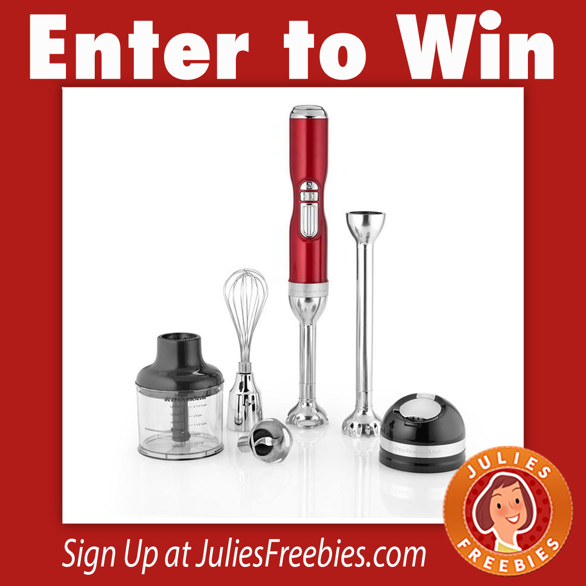 kitchen aid hand blender set