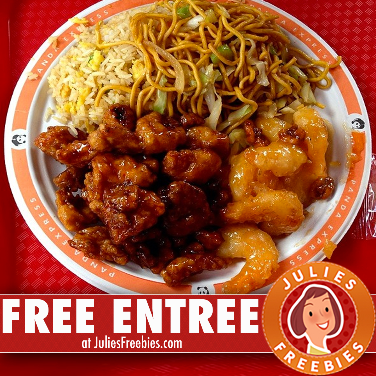 Free Entree at Panda Express Julie's Freebies