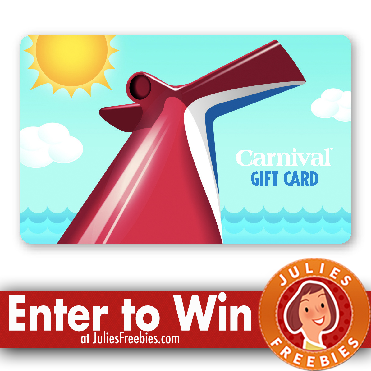 [16 WINNERS] Win a Carnival Cruise Gift Card - Julie's Freebies