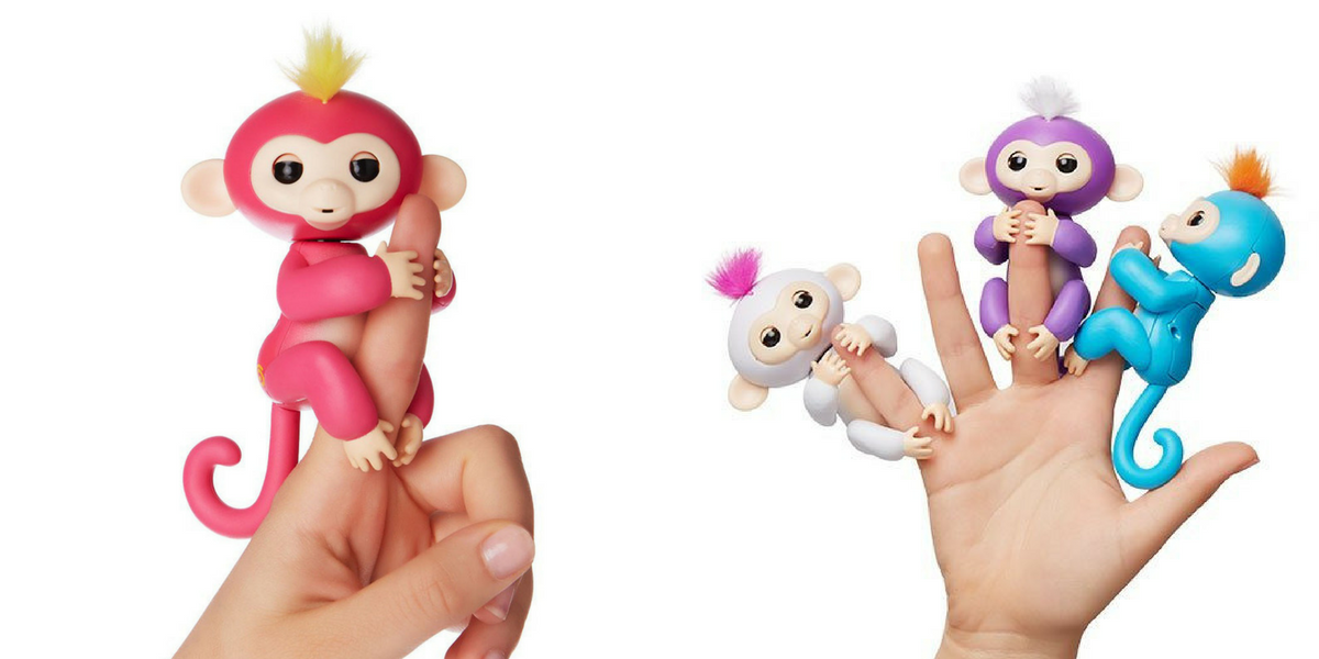 1. Fingerlings - Interactive Baby Monkey - Bella (Pink with Yellow Hair) - wide 10