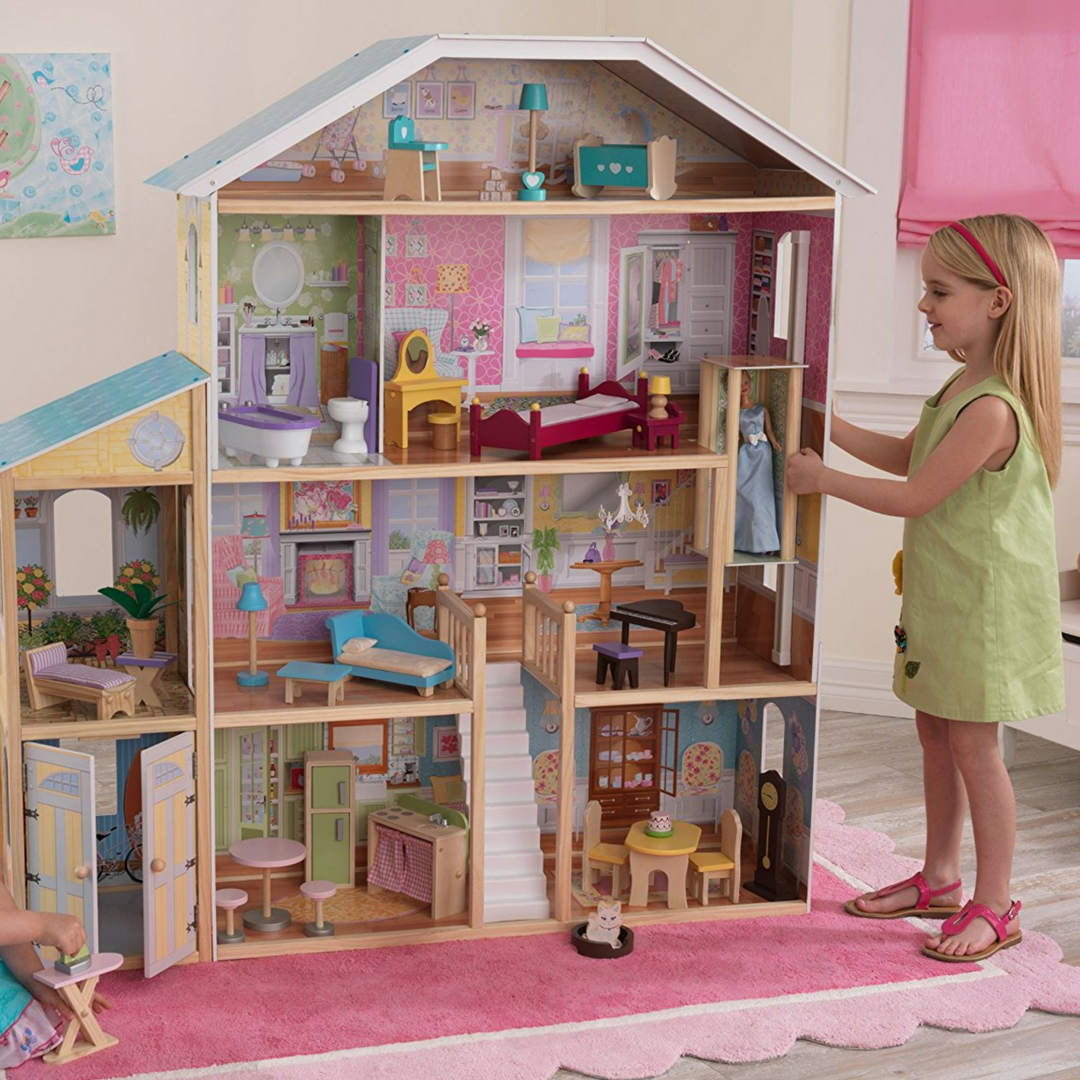 Домик для Барби Кидкрафт. Kidkraft Majestic Mansion Dollhouse. Kidkraft великолепный особняк 65252. Дом для Барби с лифтом kidkraft.