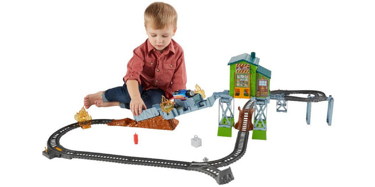 thomas and friends trackmaster fiery rescue set