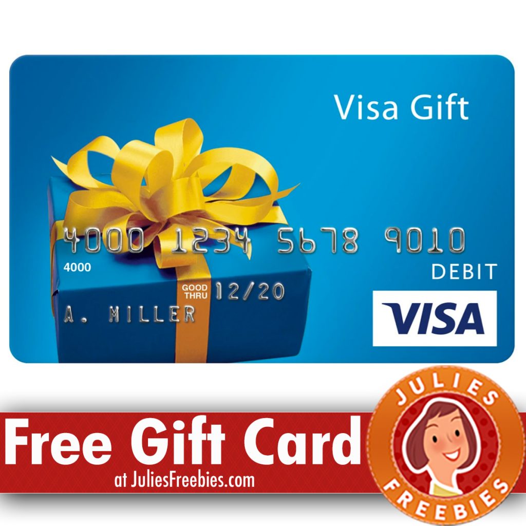 Possible Free 50.00 Visa Gift Card Julie's Freebies