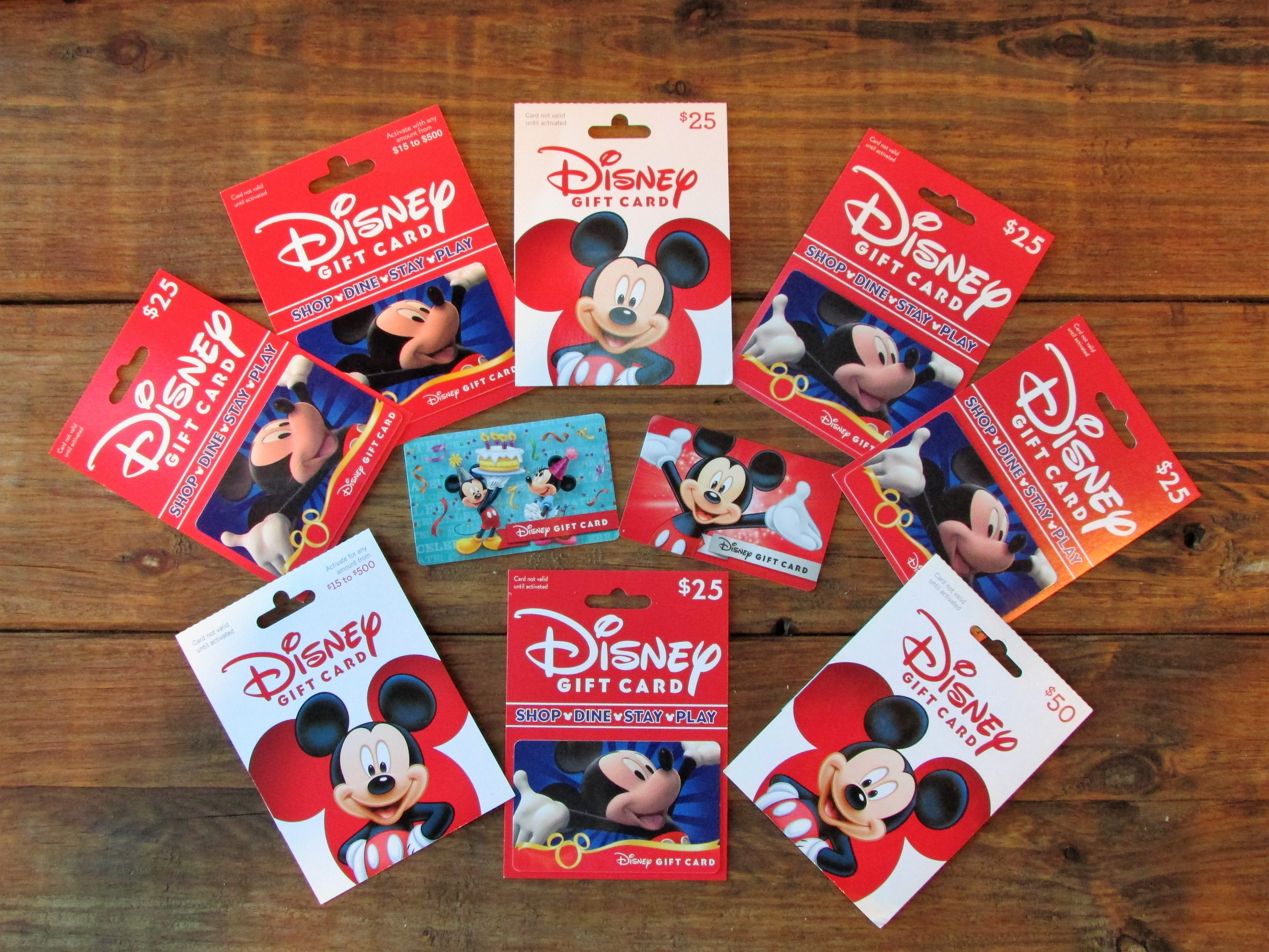  4 WINNERS Win A Disney Gift Card Julie s Freebies