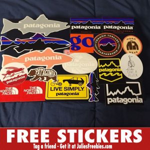 Free Patagonia Stickers - Julie's Freebies