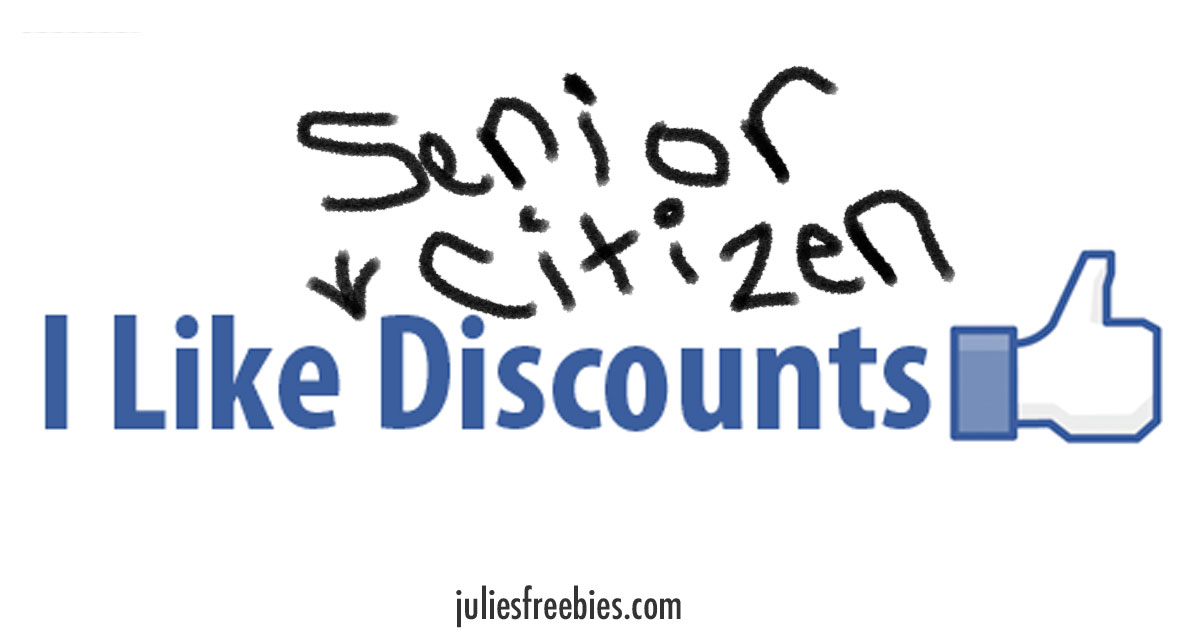 HUGE list of Senior Citizen Discounts  Senior citizen discounts, Senior  discounts, Senior citizen