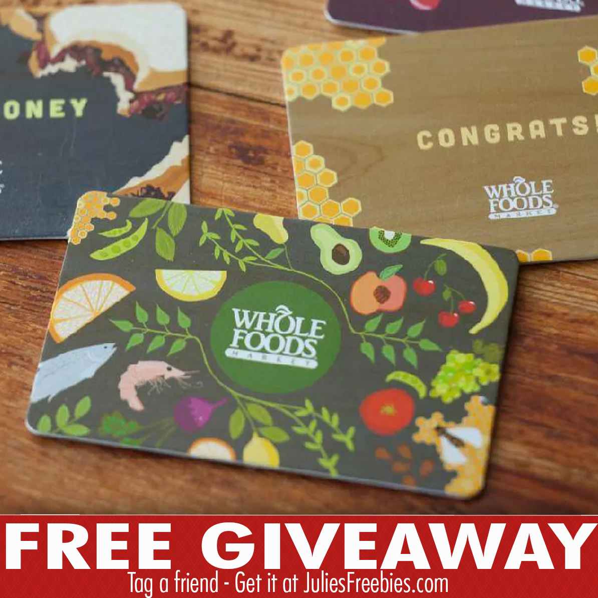 Win A 50000 Whole Foods T Card Julies Freebies 