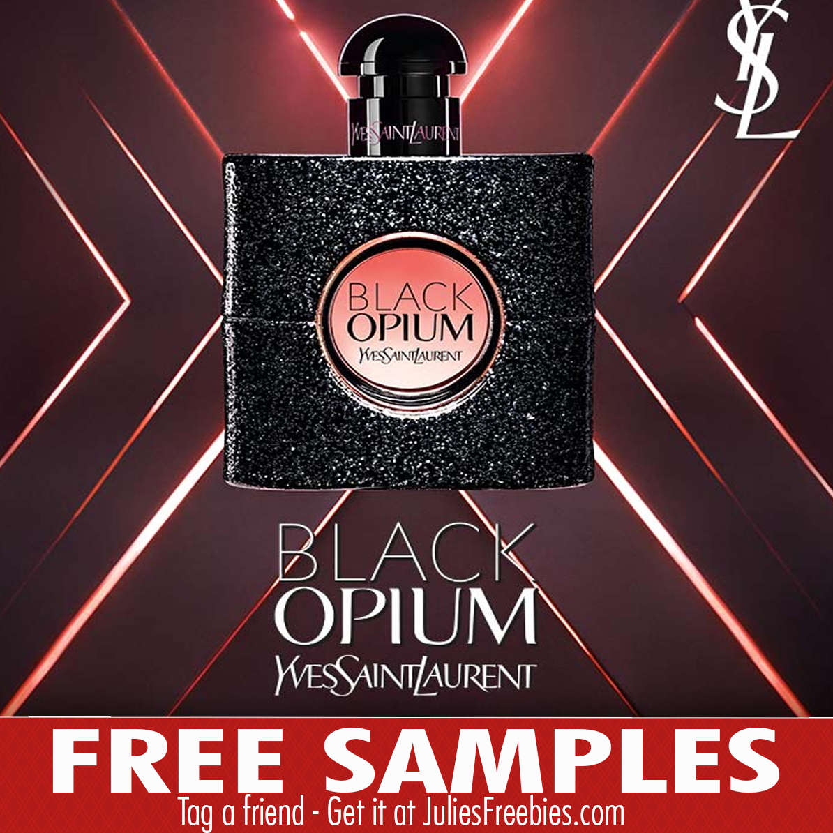 Free Yves Saint Laurent Black Opium Fragrance Samples - Julie's Freebies