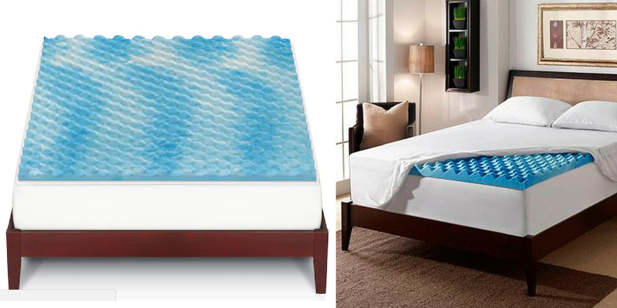 lowest price on gel mattress topper