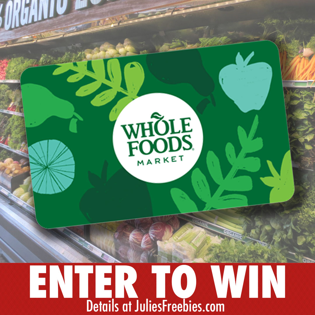 Win A 100 Whole Foods Gift Card Julie S Freebies   Whole Foods Gift Card 