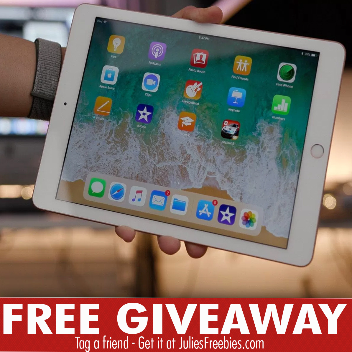 Win an iPad Julie's Freebies