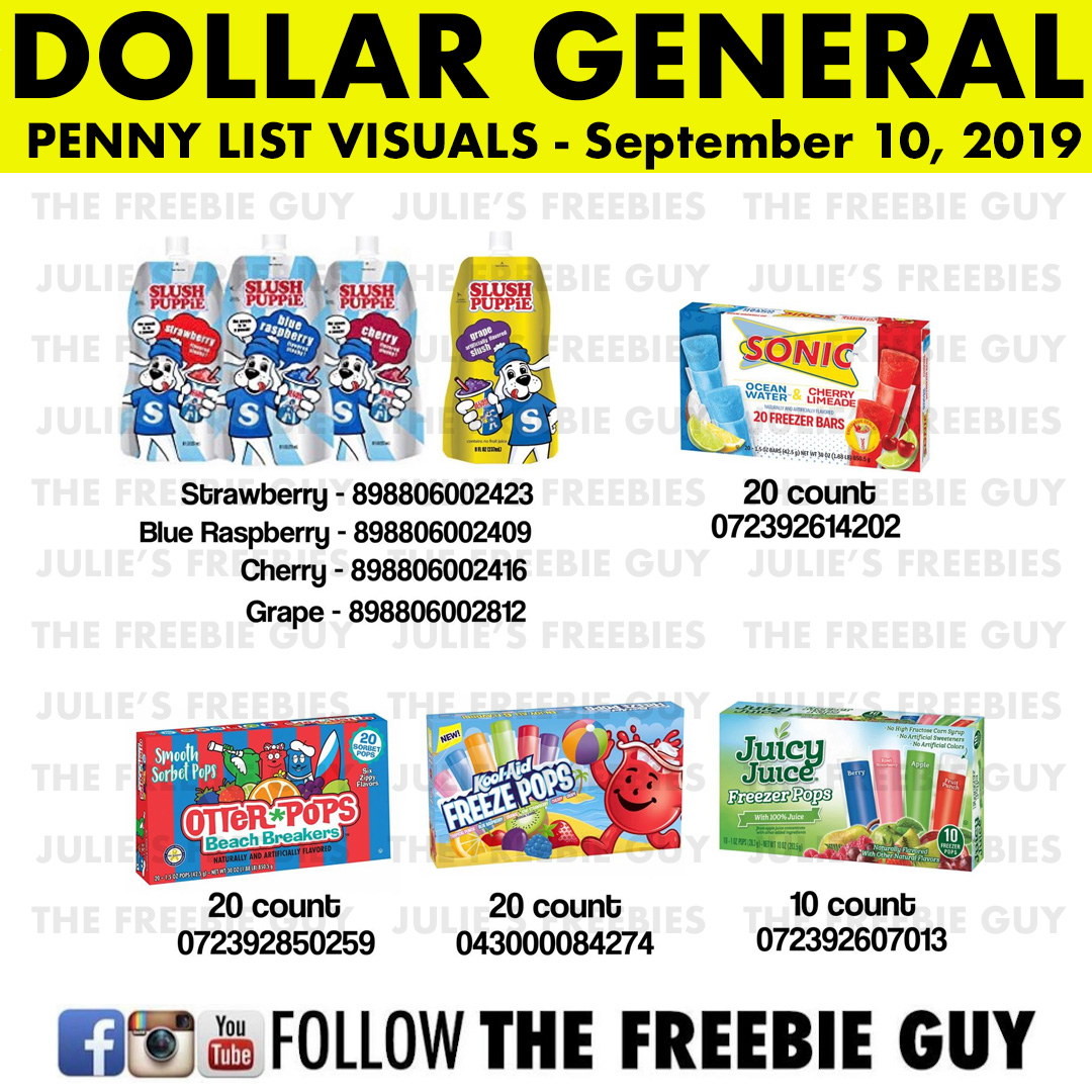 Dollar General Penny Shopping List 2020 Julie's Freebies